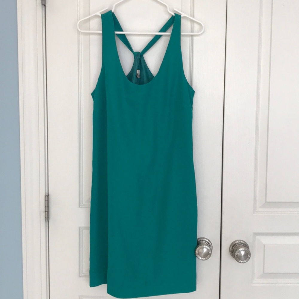 J Crew midi dress - green size 6